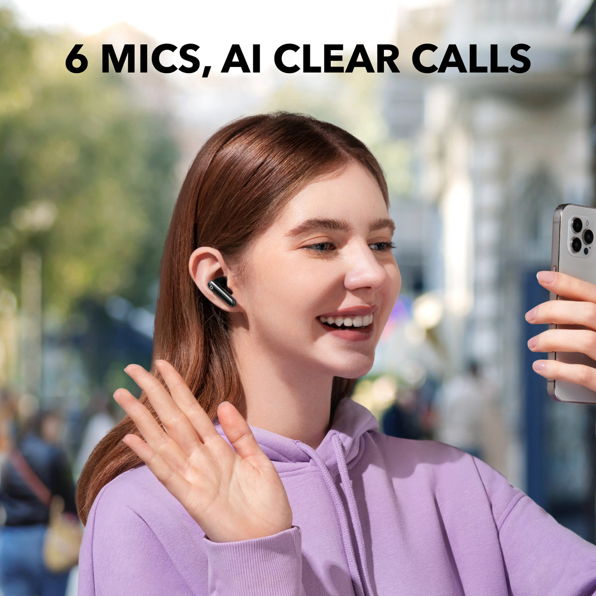 Auriculares Soundcore P40i Smart ANC True-Wireless Blancos | WPUHT7509