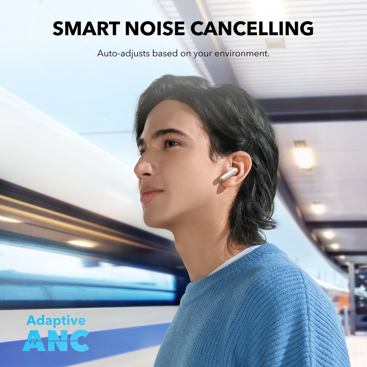Auriculares Soundcore P40i Smart ANC True-Wireless Azul Marino | IWCMJ4265