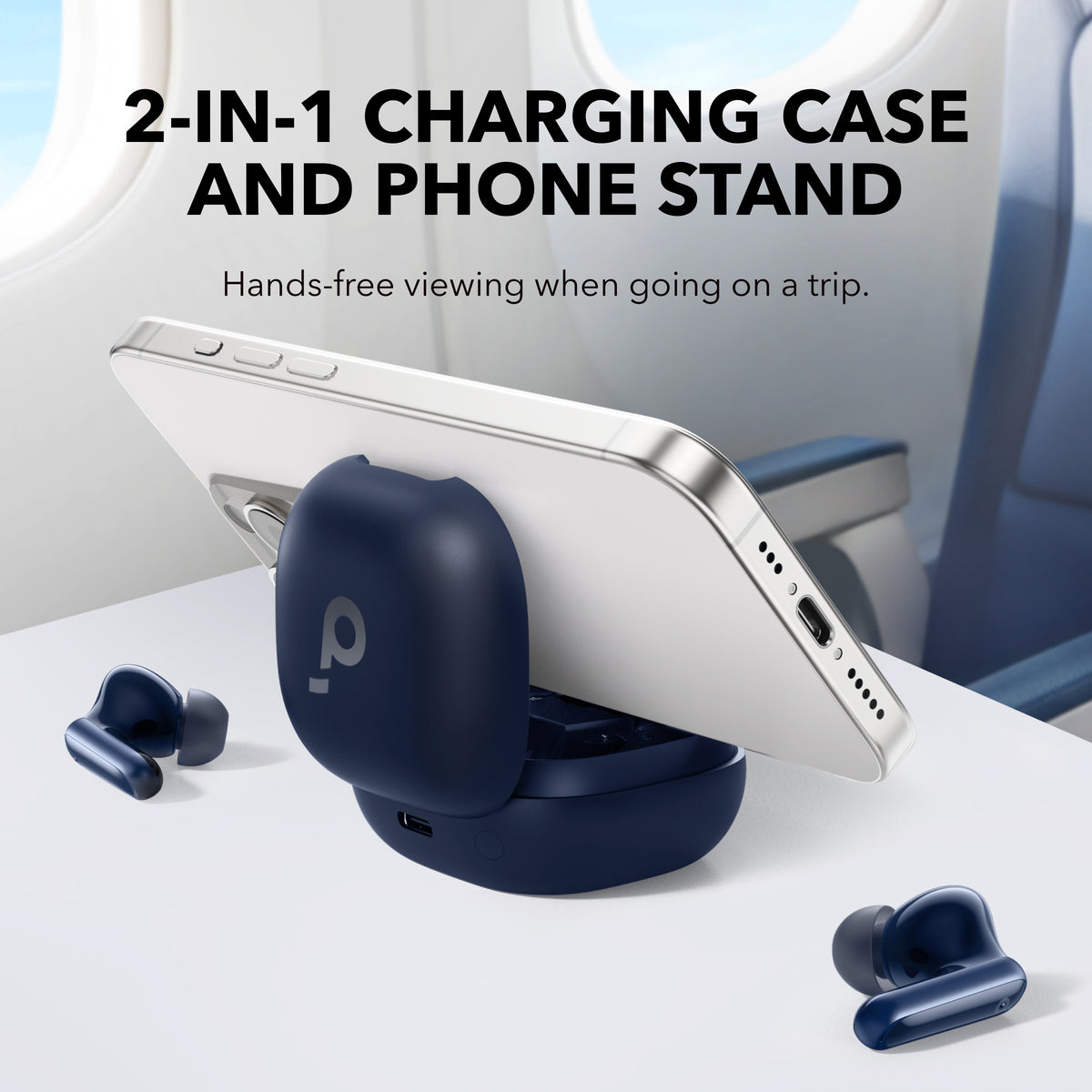 Auriculares Soundcore P40i Smart ANC True-Wireless Azul Marino | IWCMJ4265