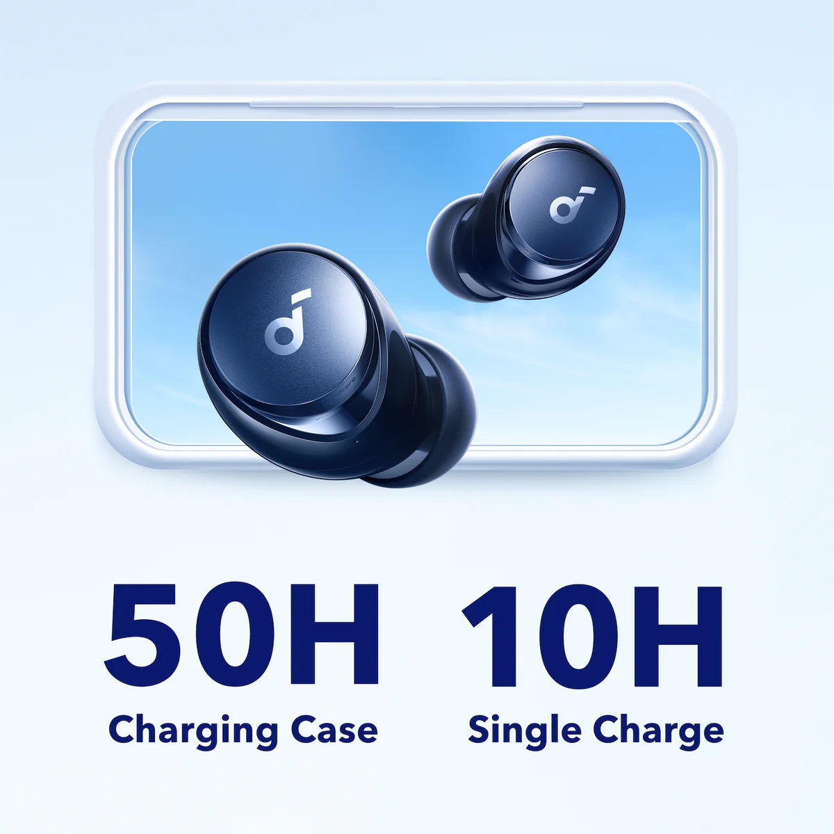 Auriculares Soundcore Space A40 Long-Lasting Noise Cancelling Azul Marino | NAQKZ8920