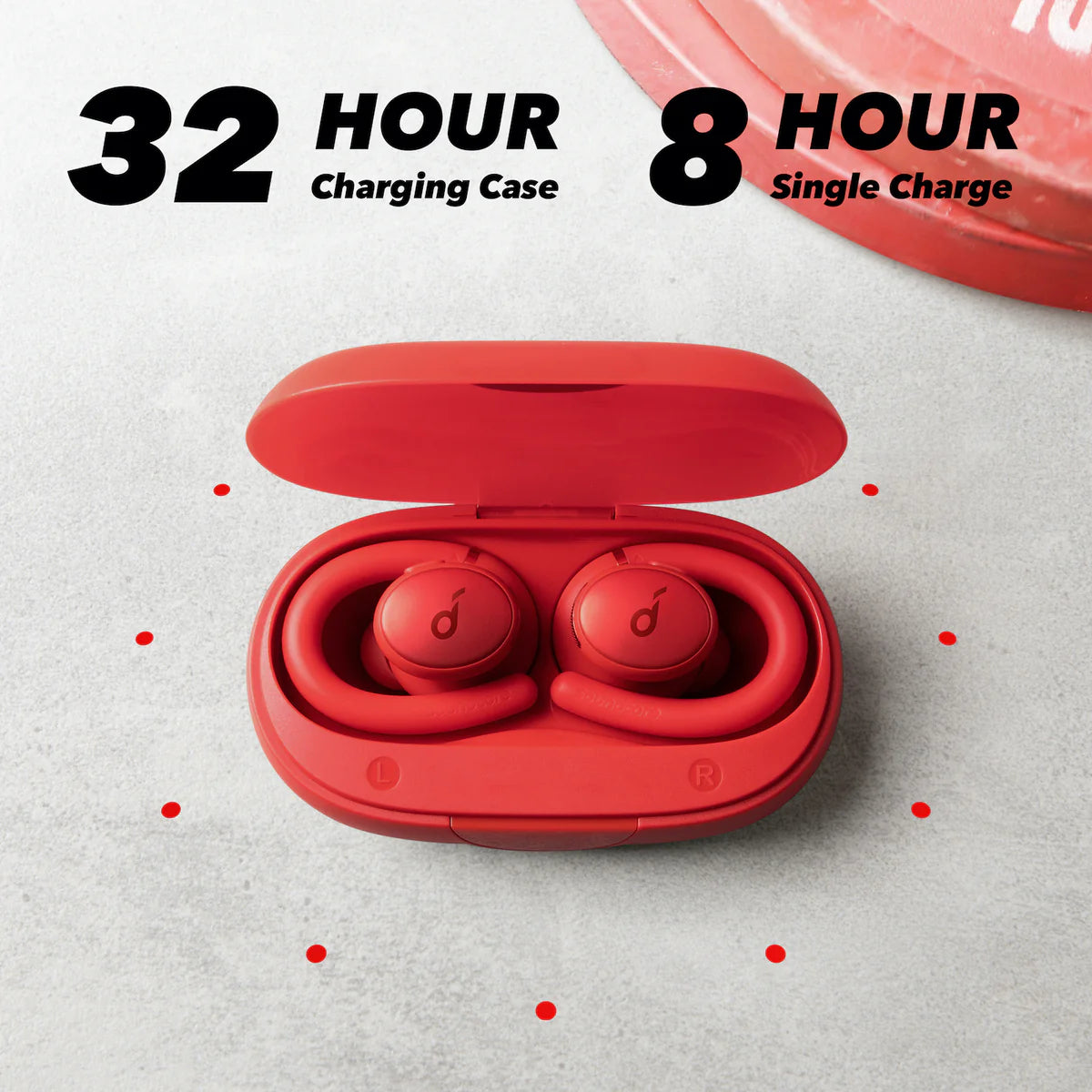 Auriculares Soundcore Sport X10 True Wireless for Exercise Rojos | XEHIW2904