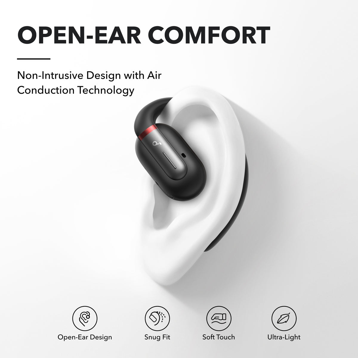 Auriculares Soundcore V30i Open-Ear Negros | UNBXG9826